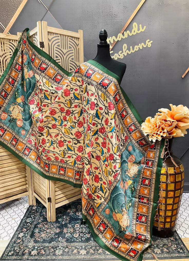 Kalamkar Printed Silk